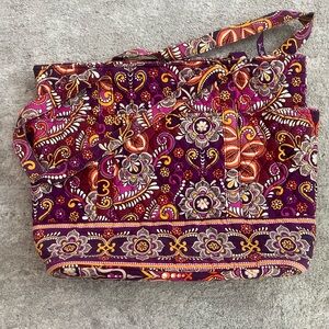 Vera Bradley Elegant Floral Tote Bag